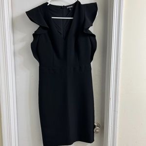 Express Black Work Dress (Career Wear, Office, Interview Dress, Date Night)